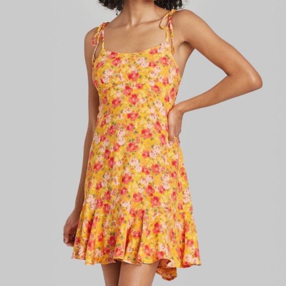 Yellow and pink floral sundress - Wild Fable